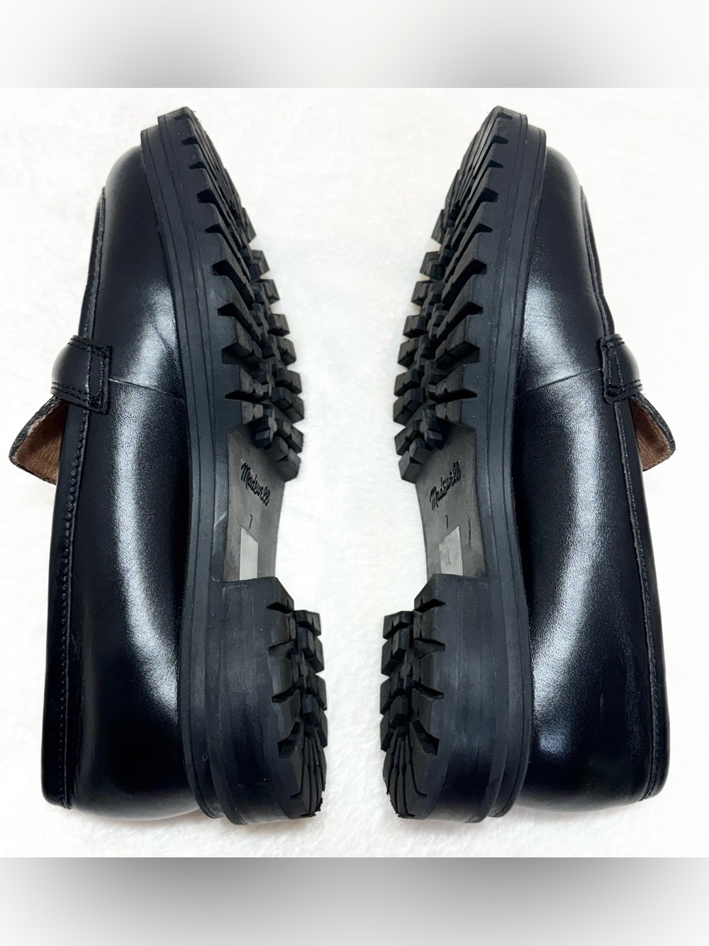Madewell The Bradley Lugsole Loafer in Leather Size 7 - Picture 7 of 12